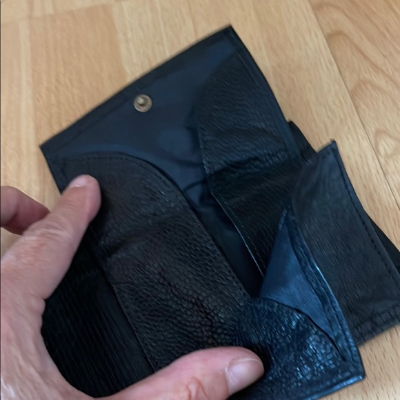 Black full ostrich men’s Leather Wallet